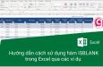 Hướng dẫn cách sử dụng hàm ISBLANK trong Excel qua các ví dụ